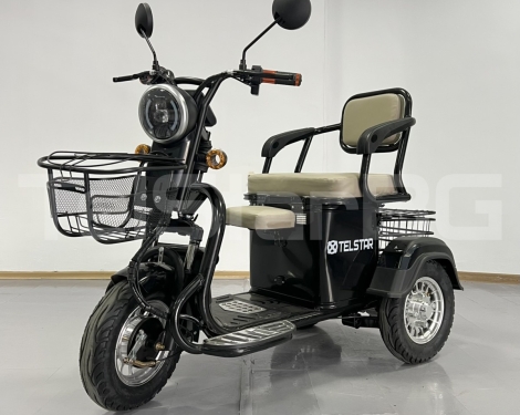 Електрическа триколка 1+1 TS-750++ 48V 1500W Нов модел 2026