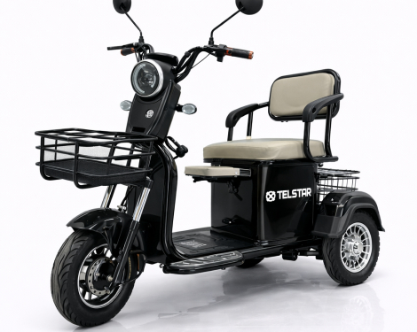 Електрическа триколка 1+1 TS-750++ 48V 1500W Нов модел 2026