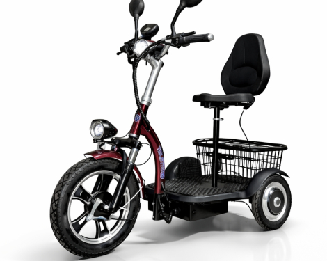 Електрическа триколка с равна платформа задно предаване TS 200.3 48V 1200W