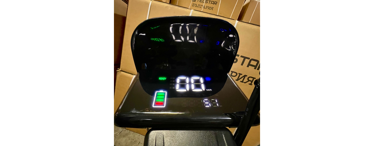 Функционалности - Eлектрически скутер TELSTAR EMAL 1200W с двойна седалка Нов модел 2026