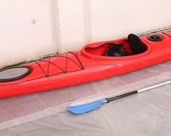 Едноместен туристически спортен кану каяк SEMIK снимка 62